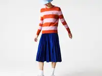 Женская юбка средней длины lacoste с надписью на талии