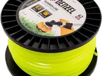 Леска для триммера квадрат, 4,0мм х 62м, на din катушке flex