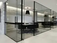 Цельностеклянные перегородки, фотография 2
