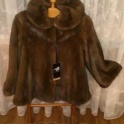 шуба норковая орехового цвета. новая!  срочно!