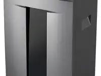 Шредер deli 9906 серый с автоподачей (секр.p-5)/фрагменты/16лист./30лтр./скрепки/скобы/пл.карты/cd