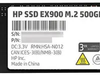 Ssd накопитель hp ex900 500 gb pci-e 3.0 x4