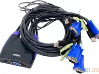 Переключатель kvm aten cs64us-at kvm+audio,  1 user usb+vga = 