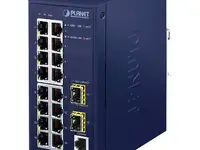 Planet igs-4215-16t2s ip30 industrial l2/l4 16-port 10/100/1000t + 2-port 100/1000x sfp