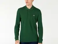 Поло lacoste classic fit с длинным рукавом