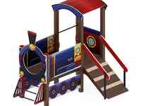 Мф 10.03.05-01 паровозик (синий)