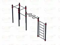 Воркаут  22 (89) | рукоход, шведская стенка, пять турников