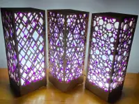 Фиолетовый Интерьерный светильник - ночник, фотография 12