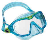 Маска mix (прозрачный силикон), aqua