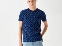 Мужская футболка lacoste slim fit