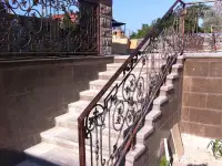 Проектируем лестницу в дом. Монтаж  из мрамора, гранита, травертина. Внутренние и наружные. Замер - бесплатно, фотография 2