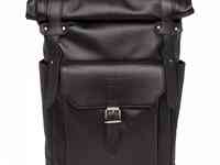 Рюкзак для ноутбука из кожи eliot black