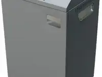 Шредер office kit s600 0,8х5 серый (секр.p-7) фрагменты 6лист. 60лтр.