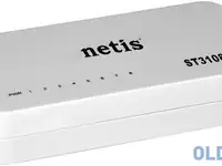 Netis st3108gs неуправляемый коммутатор неуправляемый, настольный, порты 10-100base-tx: 8 шт.