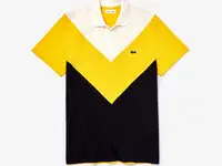 Мужское поло lacoste regular fit geometric
