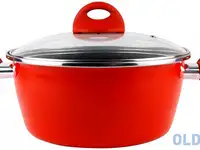 Кастрюля низкая с крышкой vitrinor pomodoro 24