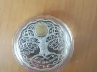 Продам срочно серебряную монету НБРК, фотография 3