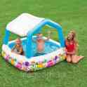 Детский надувной бассейн с навесом 157х157х122 см, Intex 57470, фотография 3