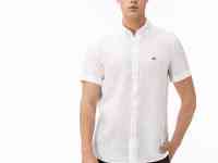 Мужская рубашка lacoste из льна