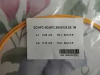 Патч-корд оптический ScAPC-SCAPC,SM 9125,SX, 1 м, фотография 2