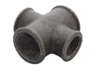 Крест стальной фланцевый, D1 от 15 до 1000 мм, D2 от 15 до 1000 мм, Вид: ППКФ; КФ, Марка: 20, Форма: прямой; переходной