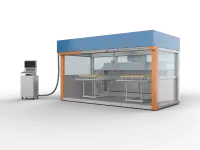 Покрасочная камера с ЧПУ для окрашивания фасадов и деталей мебели, фотография 4