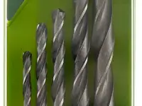 Набор сверл по металлу, 4 - 10 мм, 5 шт., р6м5,