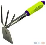 Мотыжка комбинир. "трапеция" и 3-зубая, обрез. рук-ка, может исп. в сборе