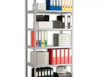 Стеллаж металлический практик "ms", 2000х1000х300 мм, 6 полок, ms200/100х30/6