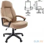 Кресло офисное brabix "formula ex-537", экокожа, песочное, 531390
