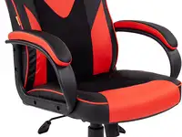 Офисное кресло chairman   game 17 россия экопремиум черный/красный (7024560)