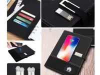 Ежедневник с powerbank, флешкой и беспроводной зарядкой, фотография 7