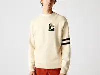 Мужской свитер lacoste  из смеси шерсти и хлопка