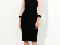 Платье с контрастным эффектом vassa&co