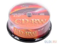 Диски cd-rw 80min 700mb vs 12х  25 шт  cakebox