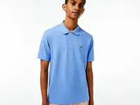 Мужское поло l.12.12 из меланжевой ткани