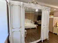 Спальный гарнитур Анна Мария 5Д белый (МДФ). ЭРА, Россия, фотография 2