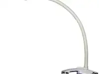 Светильник настольный трансвит веста с16 пш (vestac16-psh/wt) на гибкой стойке белый