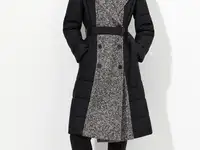 Комбинированное пальто vassa&co