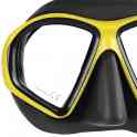 Маска для плавания mares sealhouette, для взрослых - ц.обт.черный, ц.р.чёрно-желтый, фотография 2