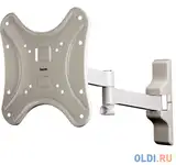 Кронштейн hama h-108741 l белый для жк тв до 46" настенный
