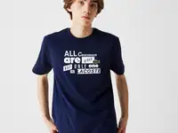 Мужская футболка lacoste из хлопкового джерси