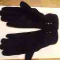 Перчатки замшевые женские