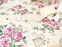 Винтажная итальянская скатерть Лэттера с тефлоновым покрытием, фотография 3