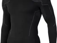 Термокофта brubeck men thermo nilit heat black, фотография 2