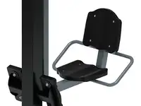 Жим ногами (серый) - уличный тренажер - ст 011-13