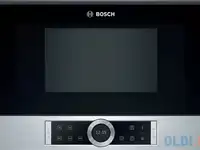 Встраиваемая микроволновая печь bosch bfr634gs1 900 вт нержавеющая сталь