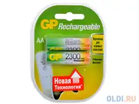 Аккумуляторы gp 2шт, aa, 2300mah, nimh (230aahc)