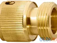Соединитель латунный быстросъемный, внешняя резьба 3/4", посадочный d 3/4"// palisad