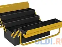 Ящик для инструмента fit it металлический с 4-мя раздвижными отделениями 